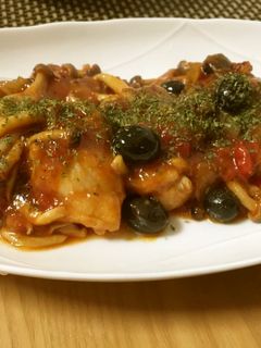 チキンのトマト煮込み-レシピのメイン写真