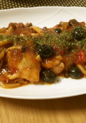チキンのトマト煮込み-レシピのメイン写真