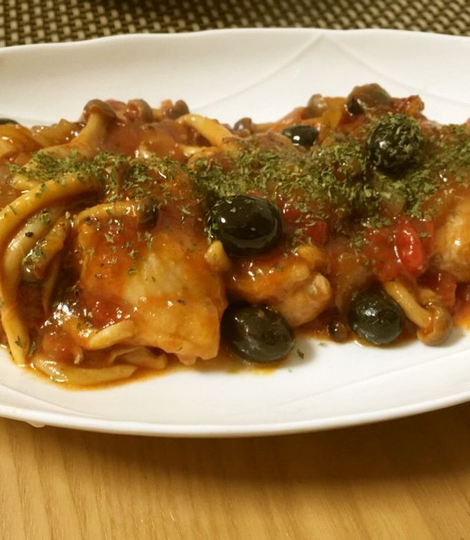 チキンのトマト煮込み-レシピのメイン写真