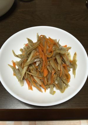 うちの簡単きんぴらごぼう-レシピのメイン写真