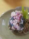 長芋の練り切りで、「菖蒲園」