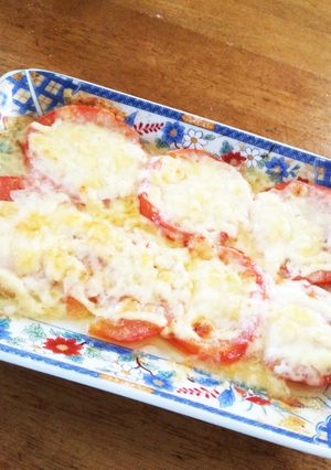 簡単で美味しい！トマトチーズ焼き-レシピのメイン写真