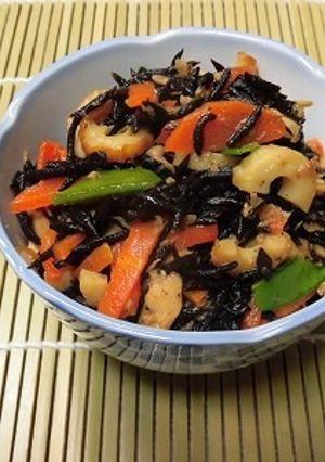 ツナでひじきの煮物-レシピのメイン写真