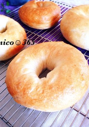 nicoCAFE♡プレーンベーグル-レシピのメイン写真