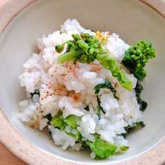 รูปของ 梅と菜の花の爽やか混ぜご飯