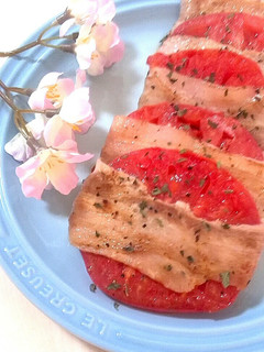 焼くと甘くて絶品♥トマトの肉巻きステーキ-レシピのメイン写真