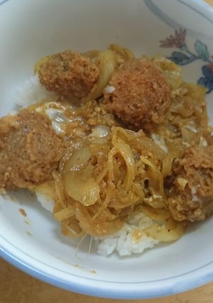 簡単ピリ辛カレーカツ丼-レシピのメイン写真