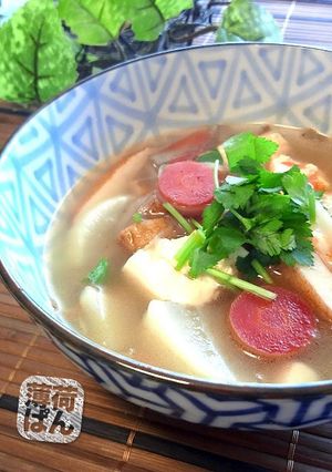 塩トマトで♪けんちん汁✿-レシピのメイン写真