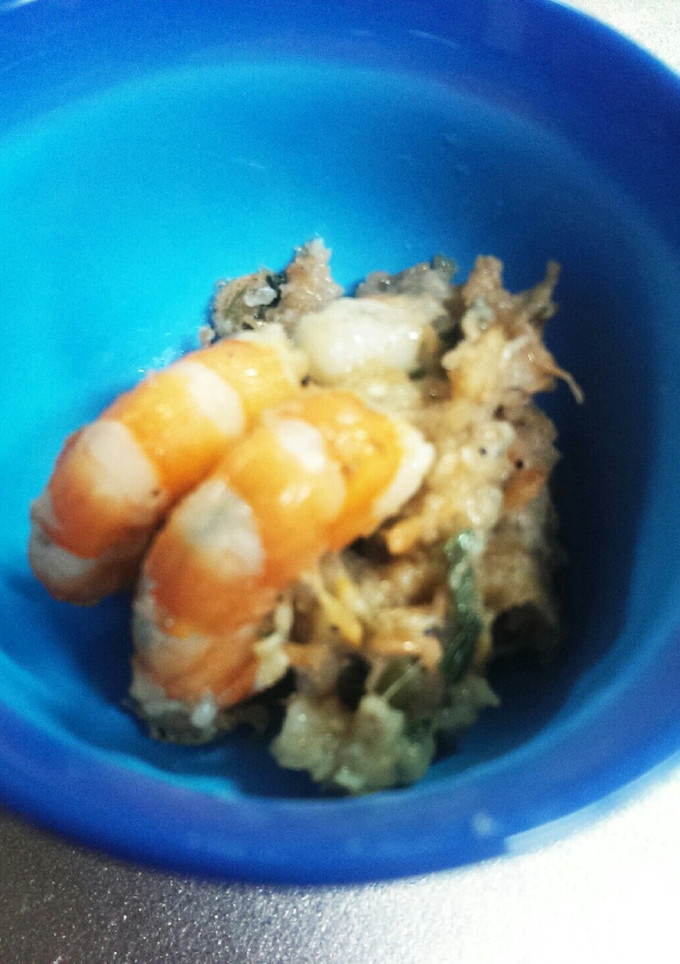 長いもとWえびのもんじゃ焼き風◆-レシピのメイン写真