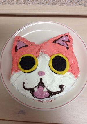 ジバニャンのケーキ-レシピのメイン写真