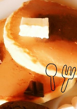＊小麦粉＊もちもちヨーグルトホットケーキ-レシピのメイン写真