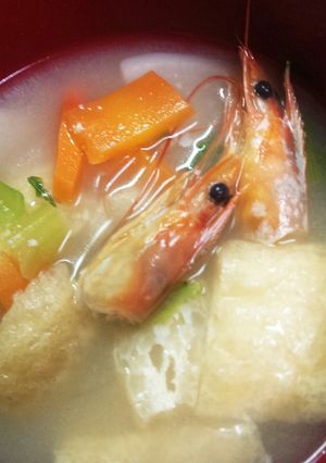 えびのお頭の味噌汁-レシピのメイン写真