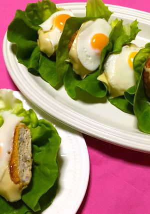 ヘルシーサラダ菜バーガー★-レシピのメイン写真
