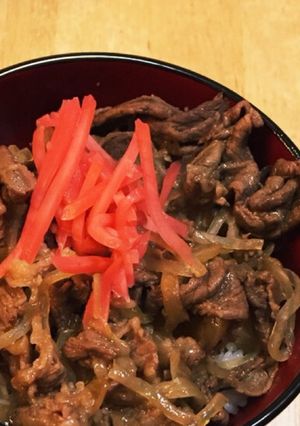 牛丼＊自分の記録用＊-レシピのメイン写真