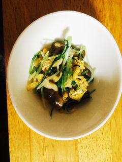 水菜と油揚げのおひたし-レシピのメイン写真