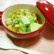 ひよこ豆が入った具沢山のスープ
