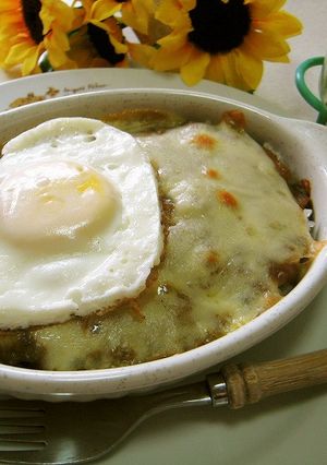 残ったカレーで♡焼きカレー-レシピのメイン写真