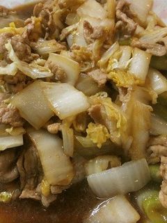 簡単 豚肉と白菜の炒め物-レシピのメイン写真