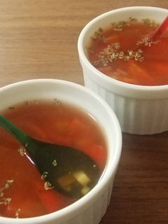朝食にどうぞ☆プチトマトスープ-レシピのメイン写真