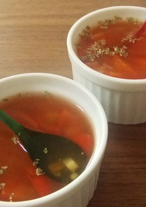 朝食にどうぞ☆プチトマトスープ-レシピのメイン写真