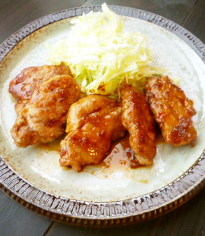 豚ヒレ肉のピリ辛ステーキ♪-レシピのメイン写真
