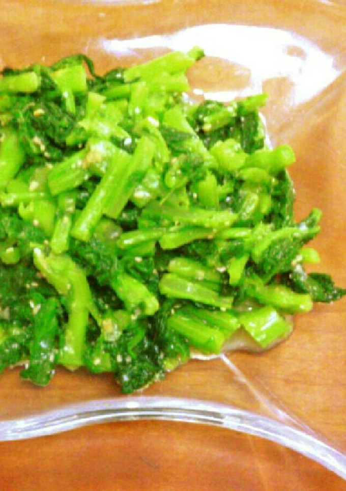 黄金比率で！ 青菜の甘味噌和え♪-レシピのメイン写真