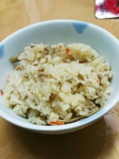 鶏ミンチのまぜごはん-レシピのメイン写真