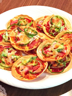 餃子の皮 誰でも簡単 ピザ ♡.。-レシピのメイン写真