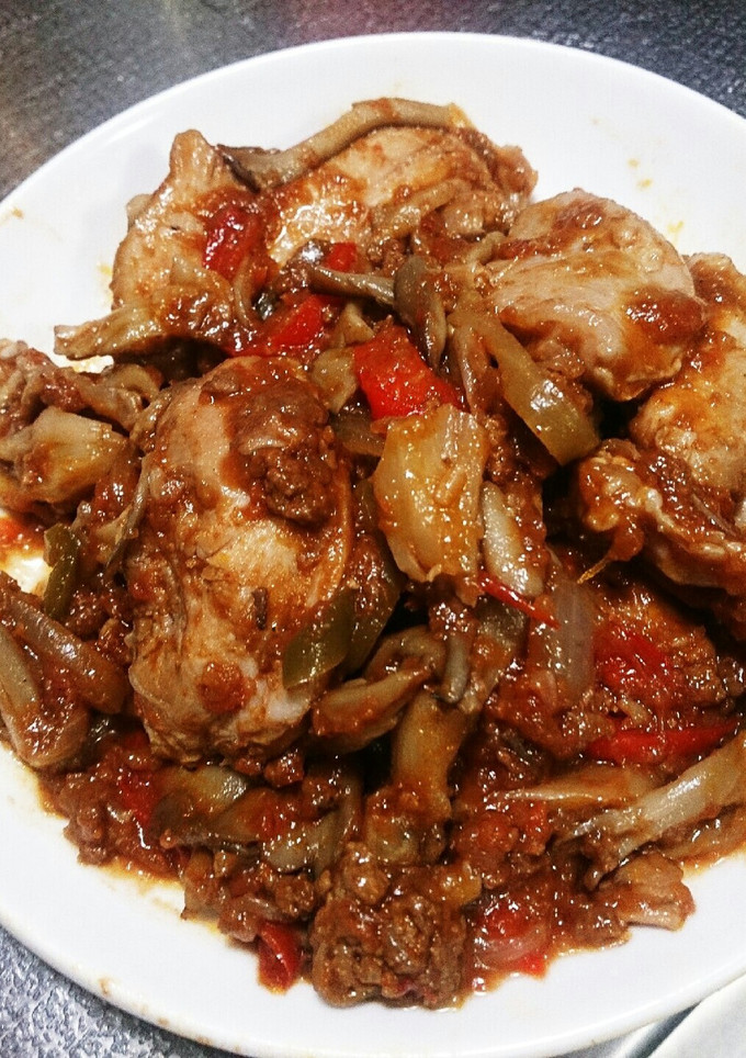 鶏肉のトマト煮込みソース-レシピのメイン写真