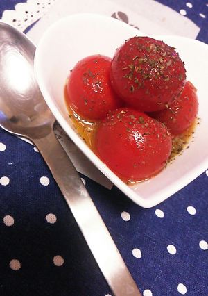 簡単小鉢♪トマトのマリネ☆-レシピのメイン写真