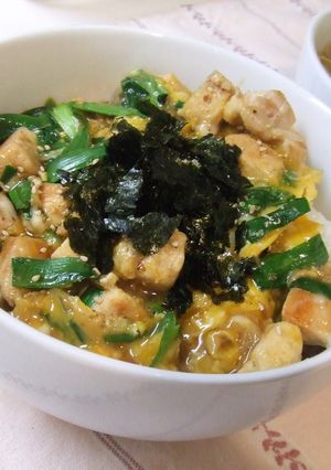 にら玉丼-レシピのメイン写真