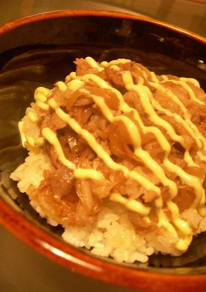 玉ねぎとろとろ~❤しょうが焼き丼!-レシピのメイン写真