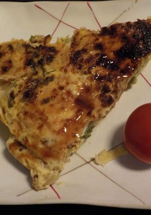 キャベツとツナのオープンオムレツ-レシピのメイン写真