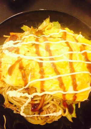 ちゃんぽん麺で作る男オムそば-レシピのメイン写真