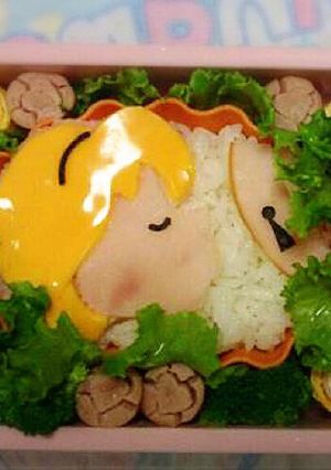 簡単キャラ弁 アナと雪の女王 幼少のアナ-レシピのメイン写真
