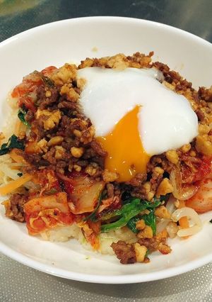節約！かさ増し そぼろビビンバ丼-レシピのメイン写真