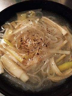 ねぎ塩フォー麺スープ-レシピのメイン写真