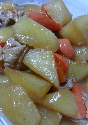 大根と豚肉の煮物♪-レシピのメイン写真