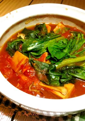 高野豆腐のトマト鍋-レシピのメイン写真