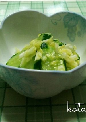 簡単♪❇キャベツときゅうり❇の漬物♪-レシピのメイン写真
