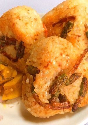 春の味覚✿﻿変わり種つくしの焼きおにぎり-レシピのメイン写真