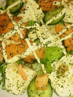 塩鮭の湯煮で作る豆腐サラダ-レシピのメイン写真