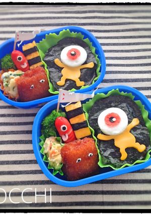 キャラ弁★ゲゲゲの鬼太郎 目玉の親父-レシピのメイン写真