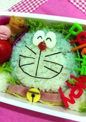 子供に人気！ ドラえもん キャラ弁-レシピのメイン写真