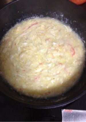 簡単ヘルシー！カニ玉風あんかけ-レシピのメイン写真