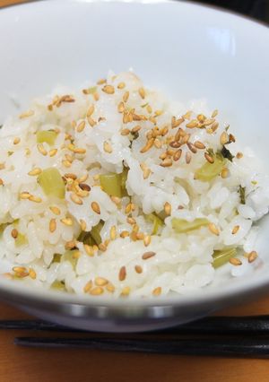 一緒に炊くだけ　簡単菜飯-レシピのメイン写真