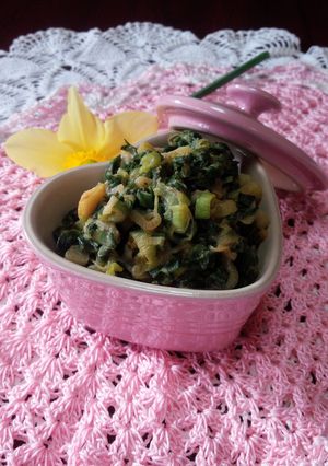 春に♬シンプル葉玉ねぎの味噌炒め♬-レシピのメイン写真