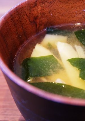 うちのタケノコのお味噌汁-レシピのメイン写真