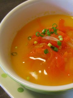 簡単!トマトとセロリのコンソメスープ-レシピのメイン写真