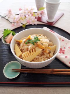 あさりと筍の炊き込みごはん-レシピのメイン写真